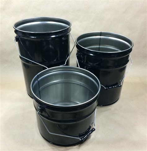 3 1 2 gallon steel pail 26 gauge sheet metal|Open Head Steel Pails; Metal Buckets .